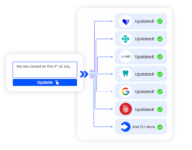 Publish business updates in real-time