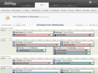 Employee Scheduling Screenshot