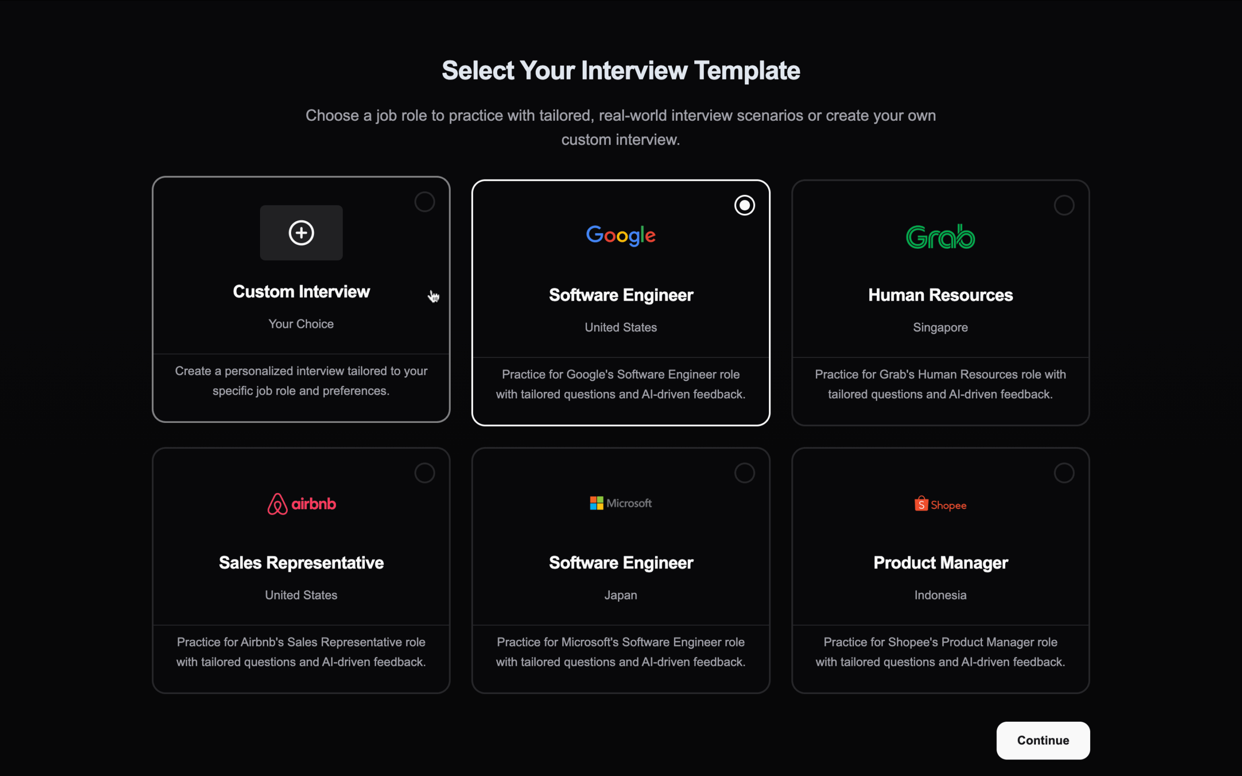 getmockinterview select interview