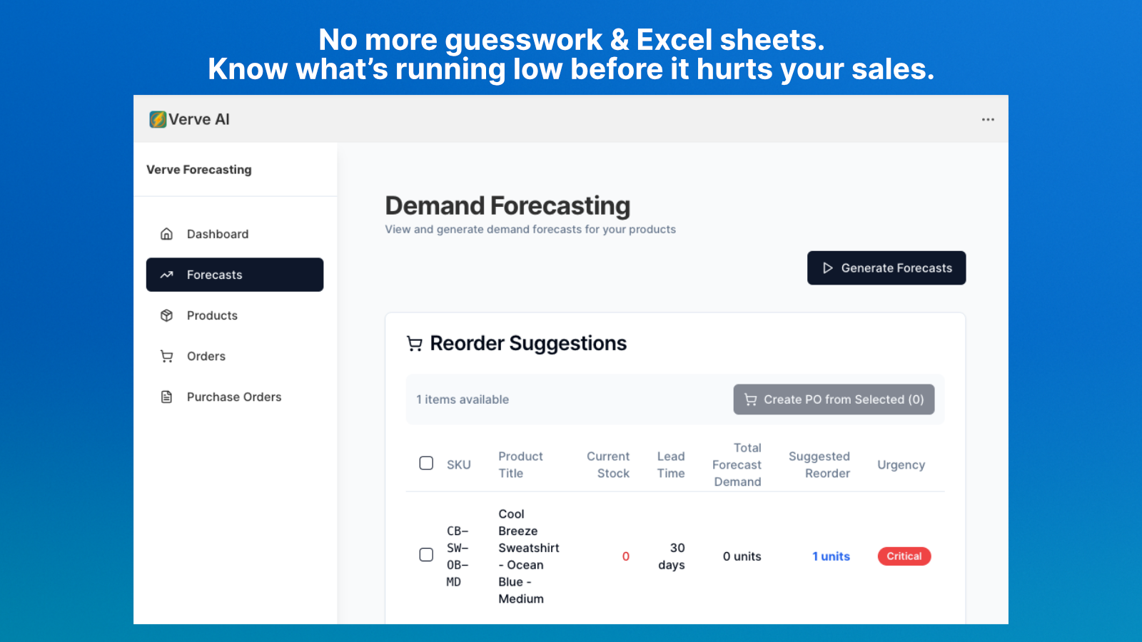 AI Forecasting Tool For Shopify Merchants
