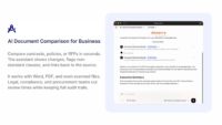 AI Document Comparison for Business.