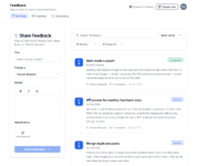 Featuriq public feedback board where users can submit and upvote feature requests